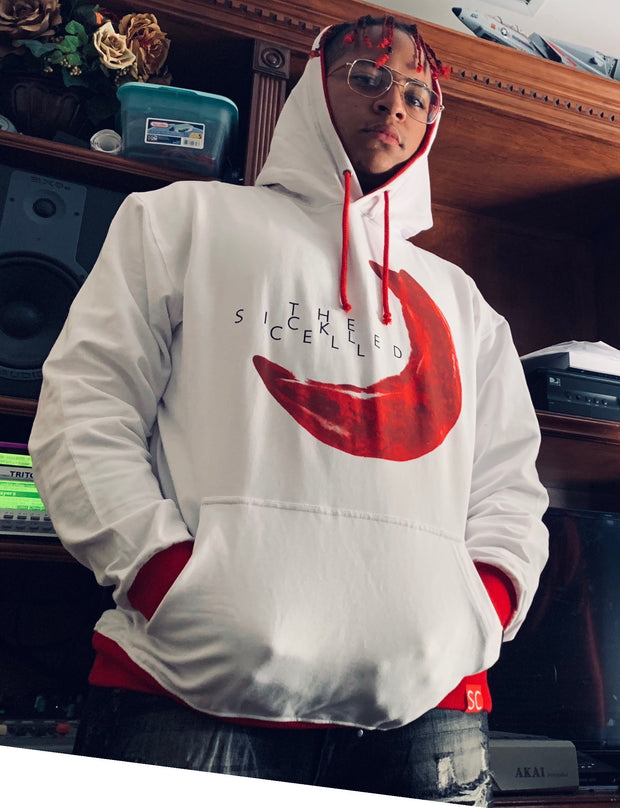 The Leukocyte Sickled cell white hoodie