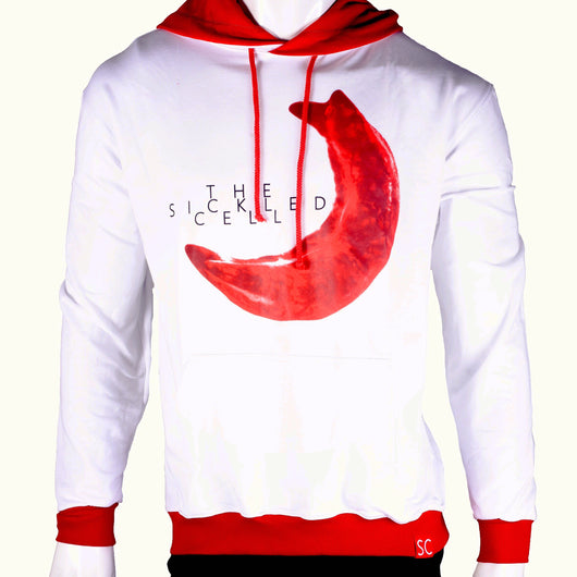 The Leukocyte Sickled cell white hoodie